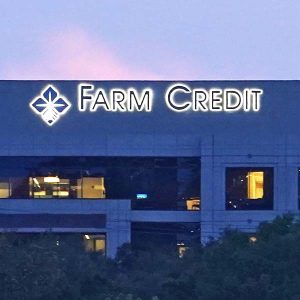 Farm Credit building sign